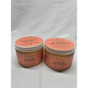 SheaMoisture Curling Gel Souffle for Thick, Curly Hair Coconut , Hibiscus × 2